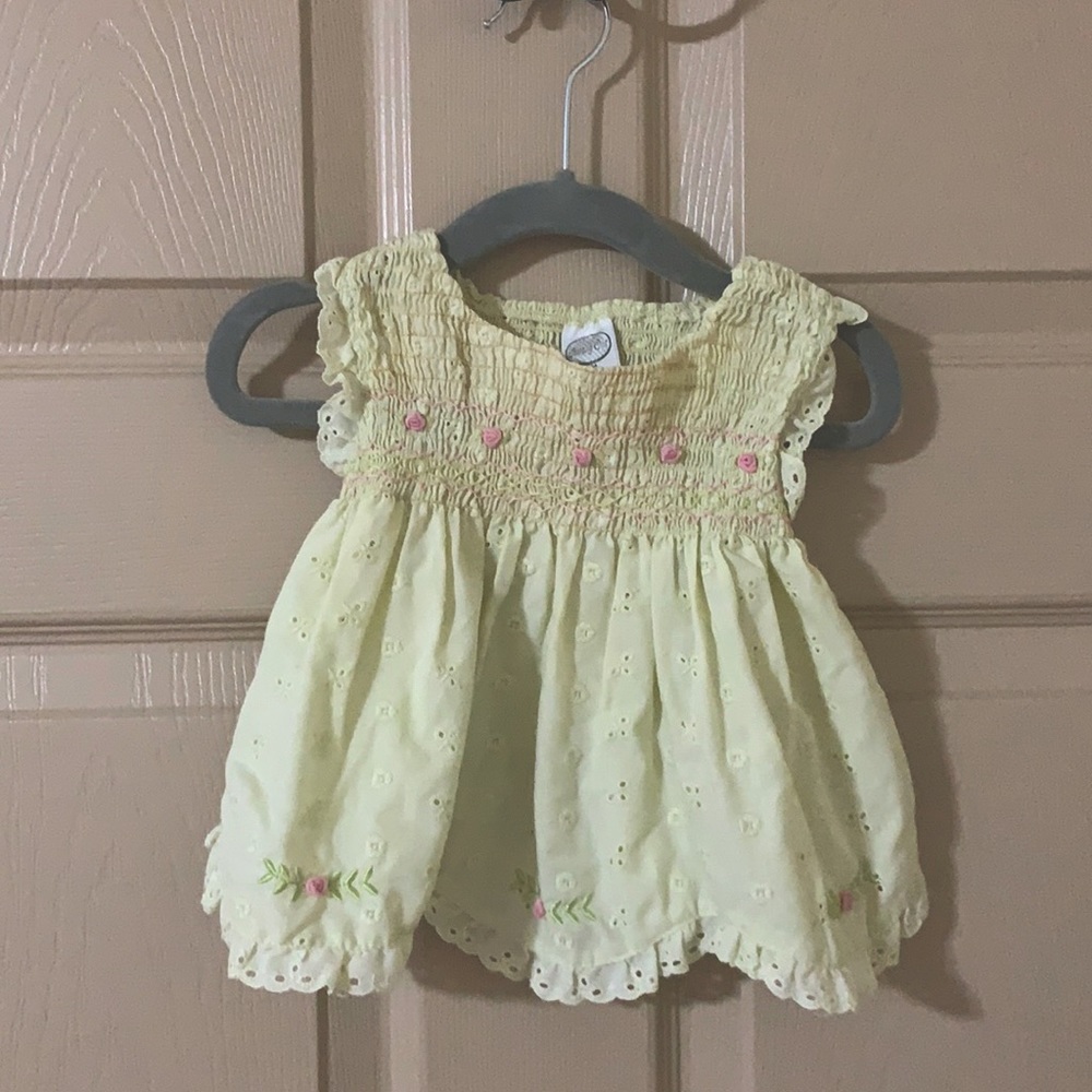 Light green baby dress